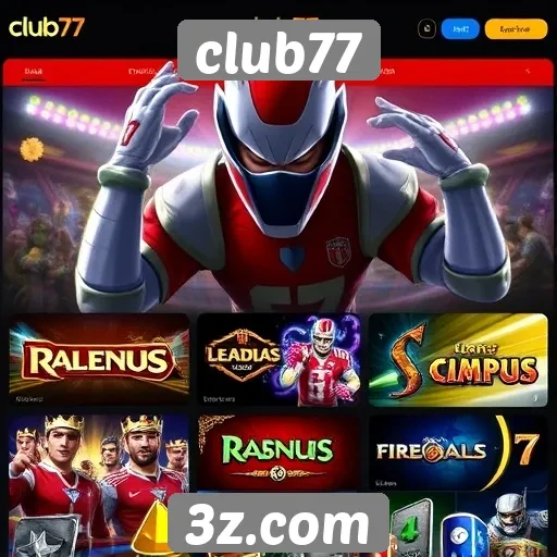 Principais jogos disponíveis no club77 para os jogadores