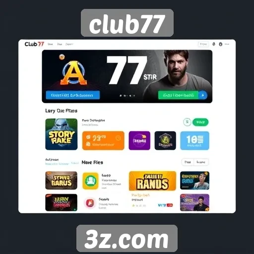 Interface do usuário do Club77 recebe atualização significativa