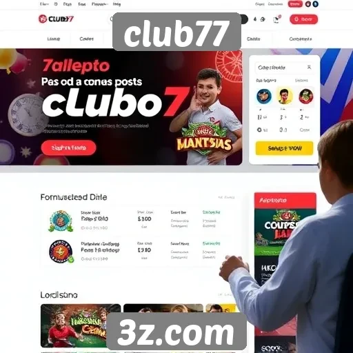 Navegação intuitiva é destaque no Club77
